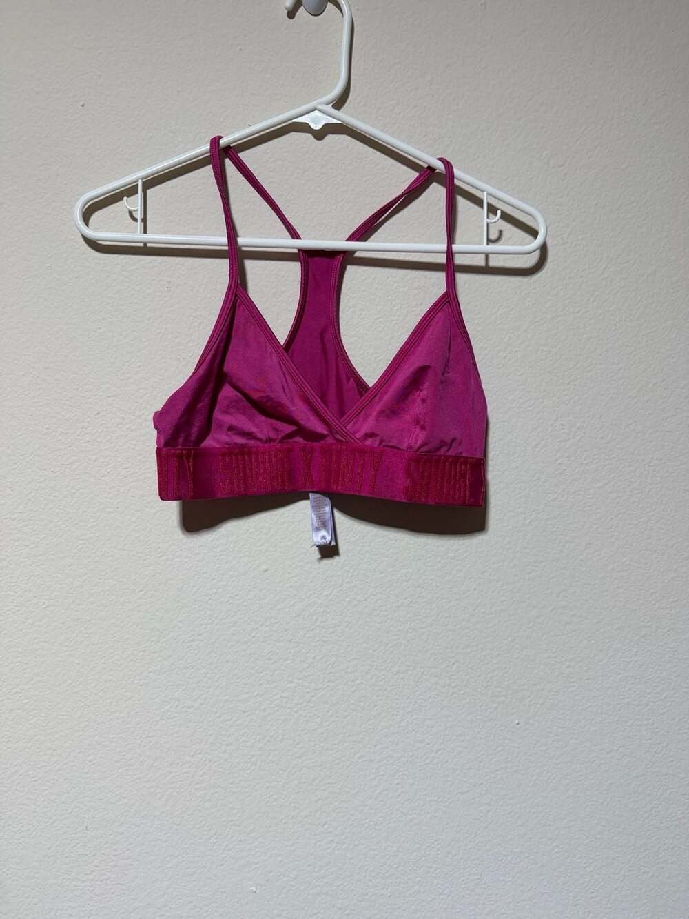 Savage X Fenty Forever Savage Triangle Bralette in Fuchsia